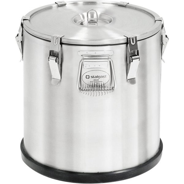 Stalgast Boîte de transport isotherme; 25 l, 44x33 cm (HxØ); argenté