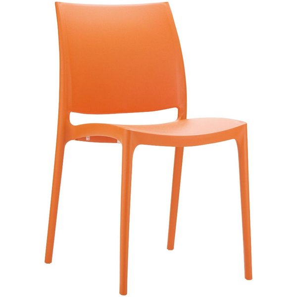 Chaise ENZO Légia; 45x42x81 cm (lxPxH); orange