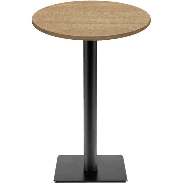 RestooTab Mange-debout Milan-T rond - décors bois & unis; 113x60 cm (HxØ); chêne/jaune miel; rond(e)