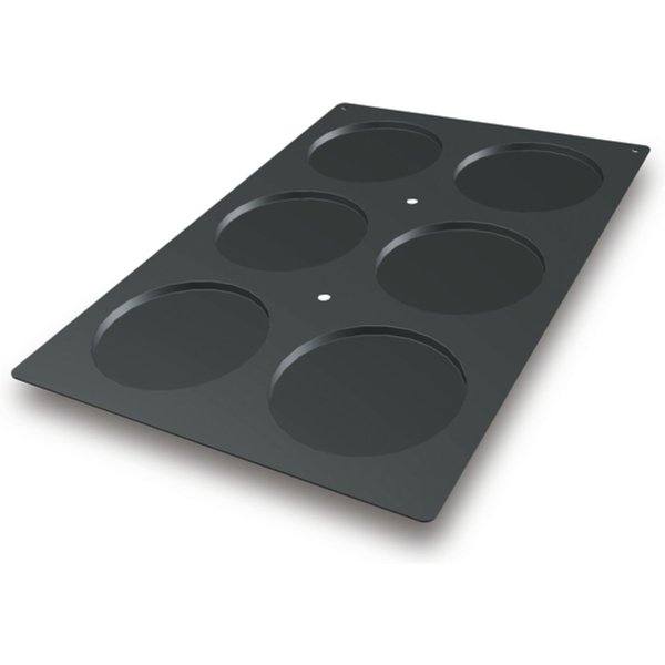 Schneider Moule à biscuits en silicone; 20 cl, 60x40x16x1 cm (LxlxØxH); noir