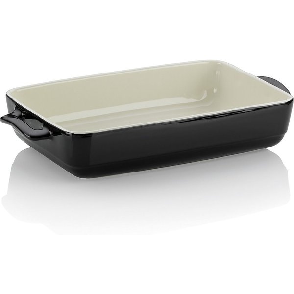 kela Plat à gratin Malin; 570 cl, 37.5x22x7 cm (LxlxH); noir; rectangulaire