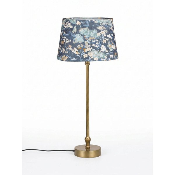PR Home Lampe de table Liam; 56x20x56 cm (LxlxH); doré/bleu; Structure doré