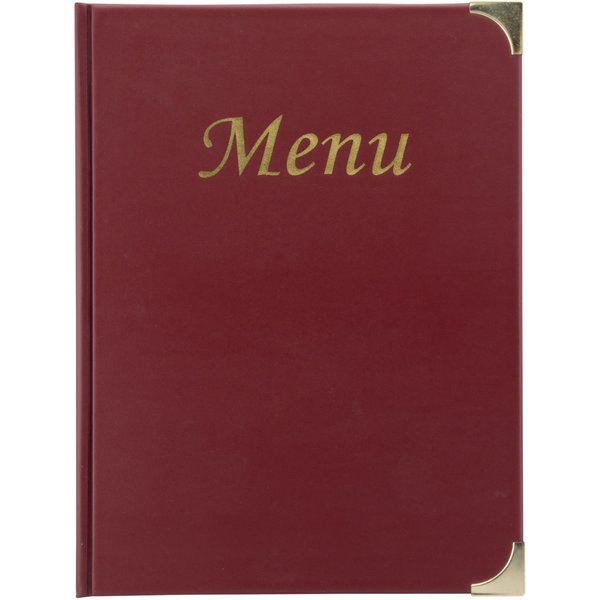 Portamenu A4 Basic - 4 pagine Securit; 23x31 cm (LxH); rosso