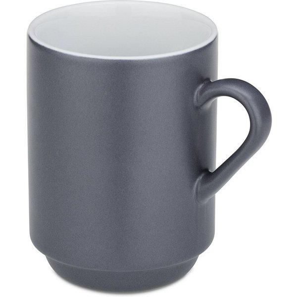 2x kela Tazza Mattia in ceramica, set da 2; 300 ml, 7.5x11 cm (ØxH); grigio; rotonda; 2 pz. / Pacco