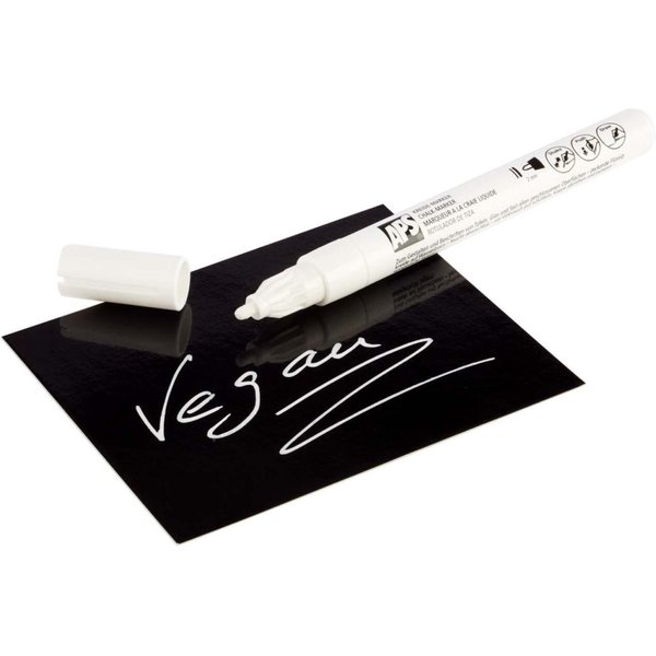 Pennarello gesso, set da 2 Ø 1 cm APS; 13 cm (L); bianco; 2 pz. / Pacco