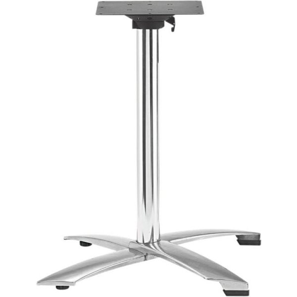 Pied de table Ugine rabattable H 72 cm Ligne CHR; 45x72 cm (lxH); gris