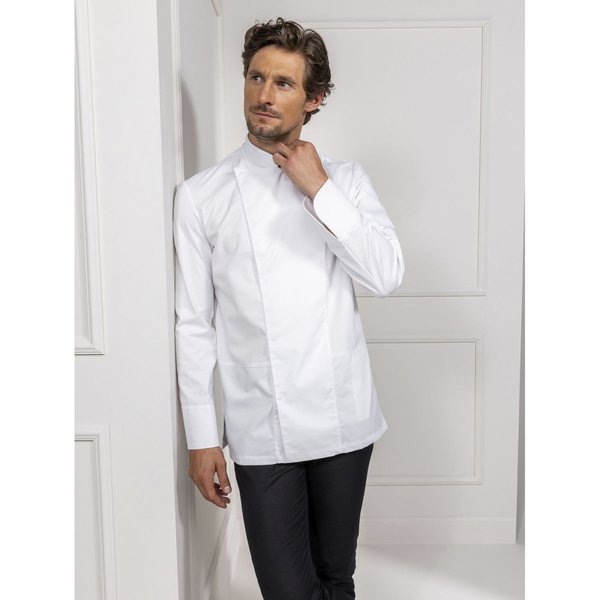 Veste de cuisine homme Dave blanc Le Nouveau Chef; Taille L; blanc