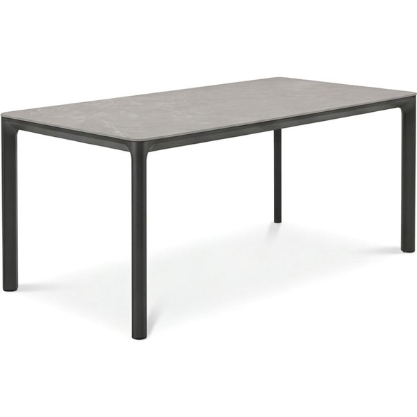 Table Belfort rectangulaire Barths; 210x90x75 cm (LxlxH); anthracite