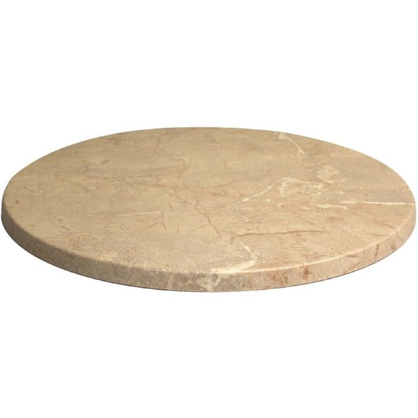 Plateau de table Werzalit Ligne CHR; 60x3 cm (lxH); beige; rond(e)