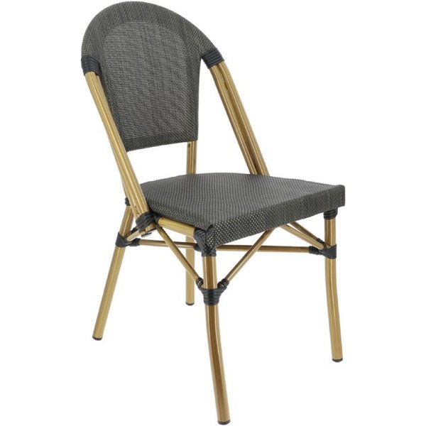 Ligne CHR Chaise Biarritz; 54x46x88 cm (lxPxH); brun