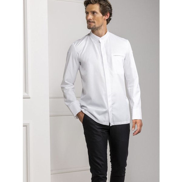 Veste de cuisine homme Alain Le Nouveau Chef; Taille 2XL; blanc