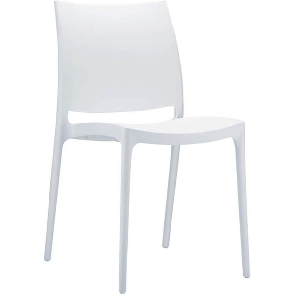 Chaise Inca Ligne CHR; 50x46x82 cm (lxPxH); blanc