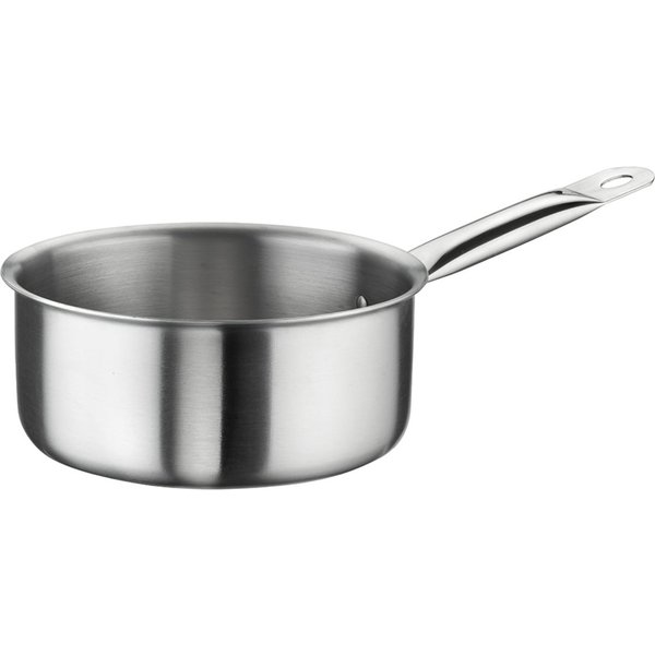 Pintinox Casserole à manche 3 LAYERS; 28x15.5 cm (ØxH); argenté