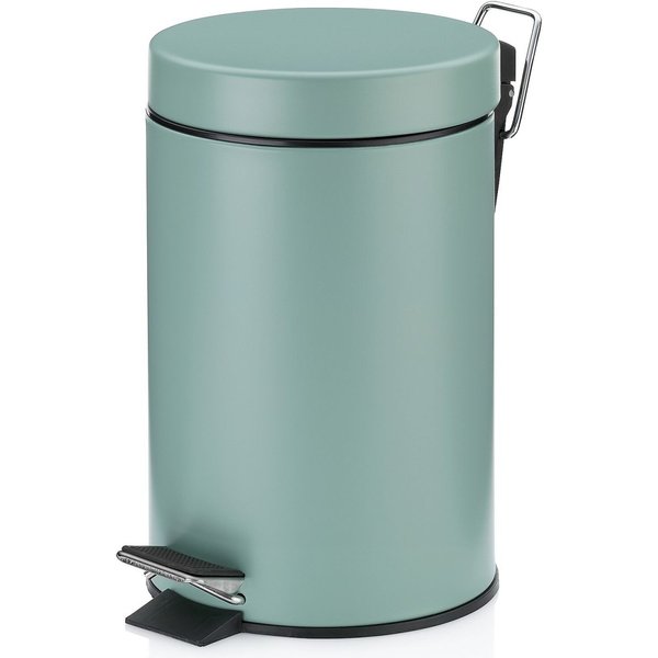 kela Cestino portarifiuti Monaco in metallo; 3000 ml, 17x26 cm (ØxH); verde