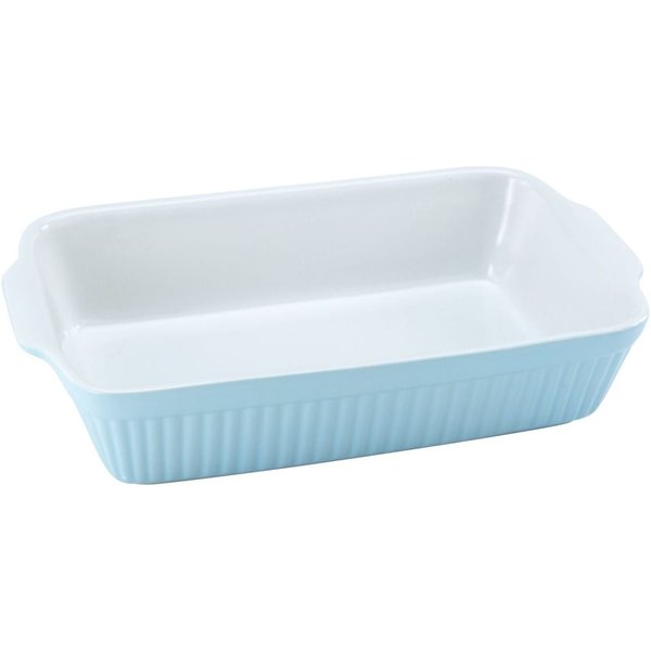 Cucina Pastello - Casseruola rettangolare CreaTable; 2500 ml, 34x20x7.2 cm (LxLxH); blu; rettangolare