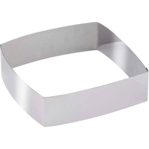 Schneider Anello per dolci quadrato curvo; 18x5 cm (LxH); acciaio inox