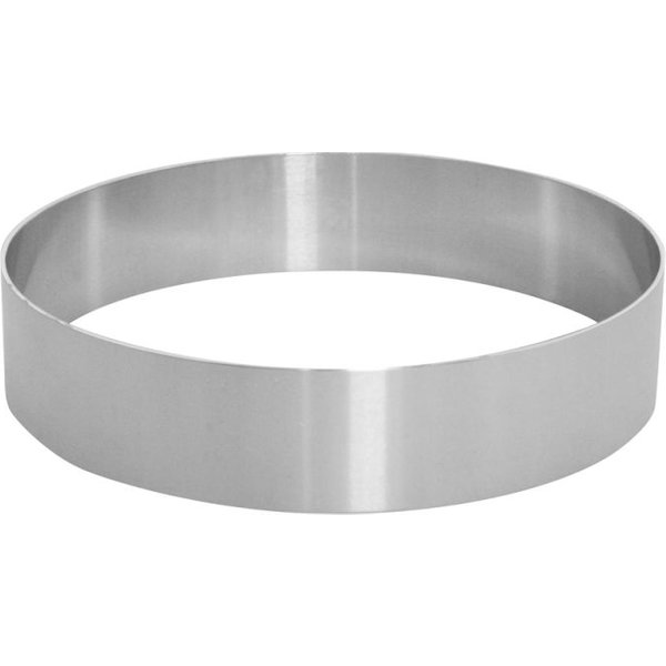 Schneider Anello per dessert e torte; 5x24 cm (HxØ); argento