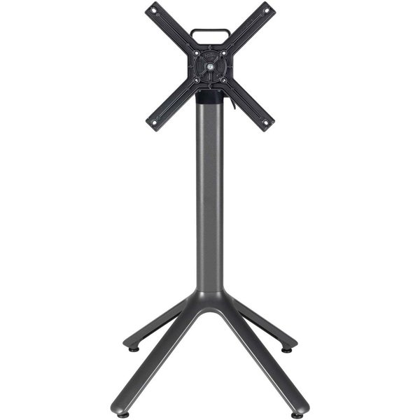 Pied de table d'extérieur rabattable Nemo RestooTab; 51x51x109 cm (lxLxH); gris