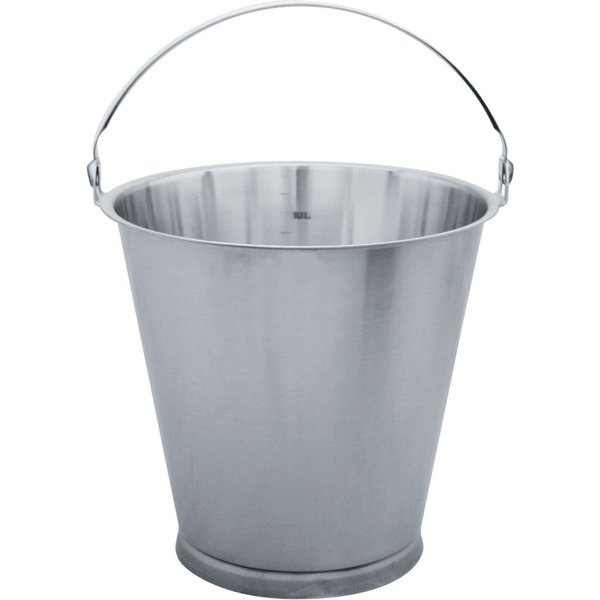 Schneider Seau en acier inoxydable; 12 l, 31x31x27x31 cm (LxlxHxØ); inox