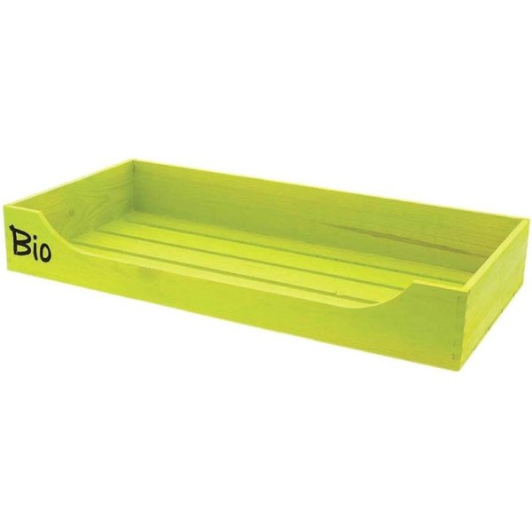 Cagette ouverture avant Bio 62x30x9 cm Prolinea; 30x9x62 cm (lxHxP); vert; 4 pièce(s) / Lot