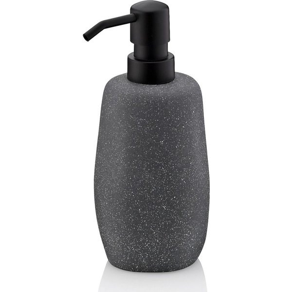 Distributeur de savon Roda, ciment kela; 0.2 l, 18 cm (H); gris; rond(e)