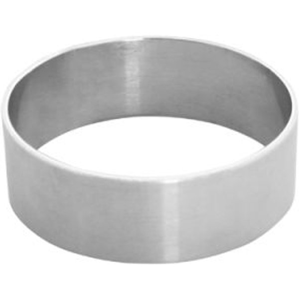 Schneider Anello per dessert e torte; 3x9.5 cm (HxØ); argento