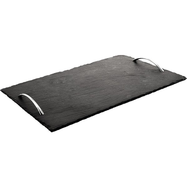 Stalgast Plat en ardoise GN 1/2, avec poignées; GN 1/2, 26.5x32.5x0.5 cm (LxlxH); gris; rectangulaire