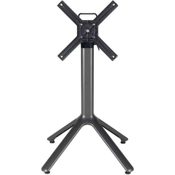 Pied de table d'extérieur rabattable Nemo RestooTab; 51x51x73 cm (lxLxH); gris