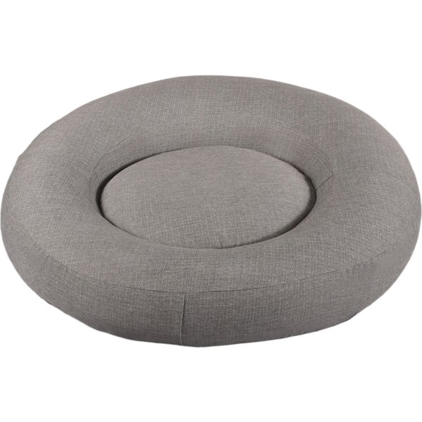Matelas rond gonflable Rondo Barths; 160x160x60 cm (LxlxH); anthracite