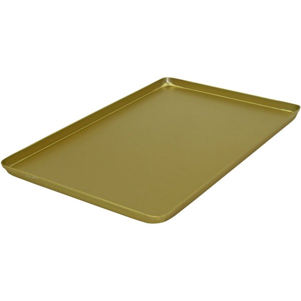 Schneider Vassoio rettangolare in alluminio; 48x32x2 cm (LxLxH); oro; rettangolare