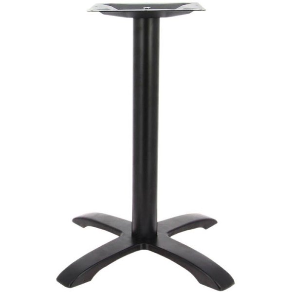 Pied de table Détroit H 72 cm Ligne CHR; 48x72 cm (lxH); noir