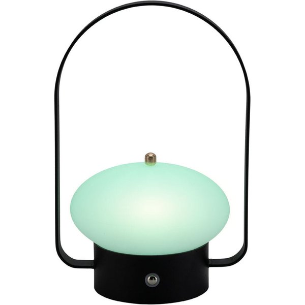 Lampada da tavolo LED senza fili Barcelona - Interno/Esterno - Cavo magnetico incluso Securit; 10.5x13x20.5 cm (LxLxH); nero