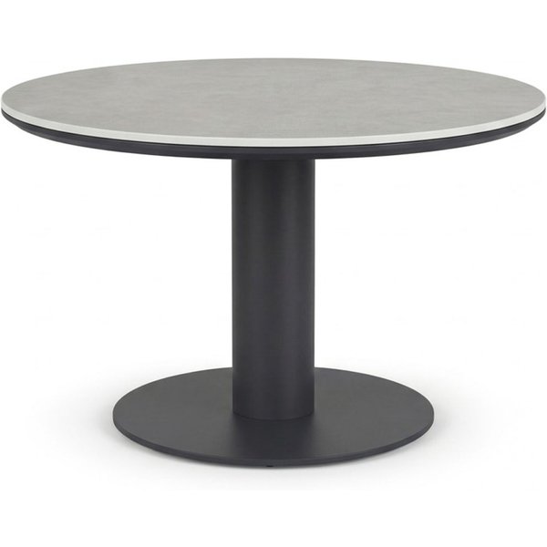 Porto - Round Dining Table Ø 150 cm Barths; 130x130x130x74 cm (LxLxØxH); antracite