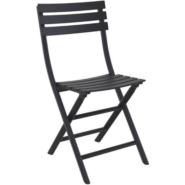 Chaise pliante Lena Ligne CHR; 47x42x83 cm (lxPxH); noir; 4 pièce(s) / Lot