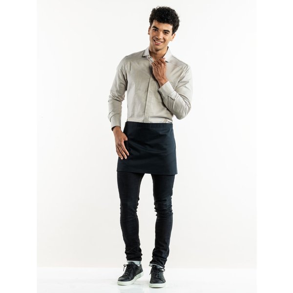 Chaud Devant Tablier Chef Black l100 - l100 cm; 100x100 cm (Lxl); noir