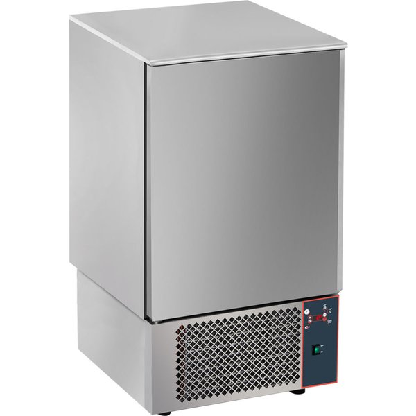 Stalgast Abbattitore di temperatura professionale, per 10 x gastronorm 1/1, dimensioni 750 x 740 x 1240 mm (LxPxA); 75x126x75 cm (LxHxP); argento