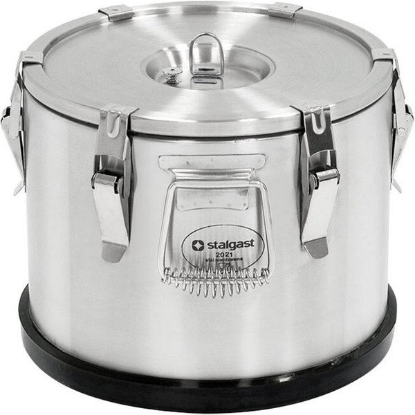 Stalgast Contenitore termico in acciaio inox; 15000 ml, 29.5x33 cm (HxØ); argento