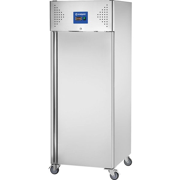 Stalgast Réfrigérateur STARLINE GN 2/1, mobile, 650 L; 74x201x83 cm (lxHxP); argenté