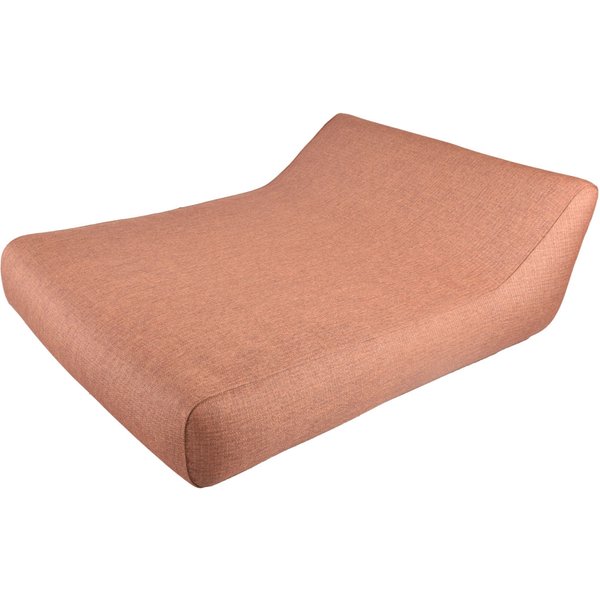 Lettino gonfiabile doppio Vivero con schienale alto Barths; 180x140x62 cm (LxLxH); terracotta