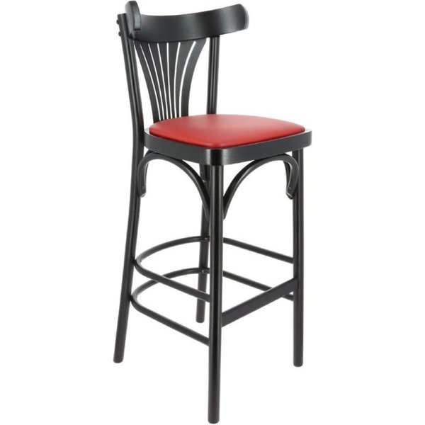 Ligne CHR Chaise de bar New Orléans; 47x44x109 cm (lxPxH); rouge