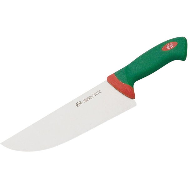 Sanelli Couteau à trancher Sanelli, manche ergonomique; 25.5 cm (L); vert