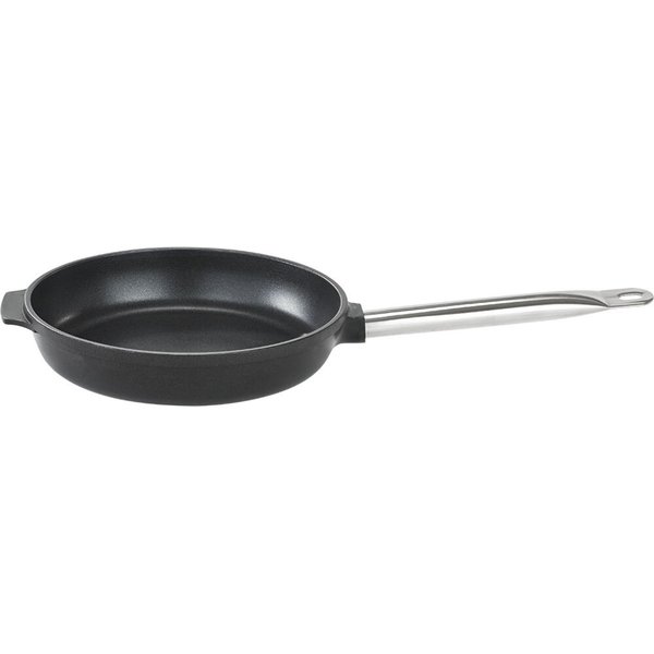 Stalgast Padella in alluminio fuso al titanio, adatta all'induzione; 28x5.5 cm (ØxH); argento