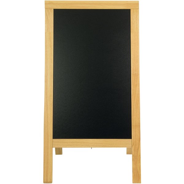 Stop trottoir Deluxe - finition hévéa laqué - 55x85cm Securit; 71.5x135 cm (lxH); beige