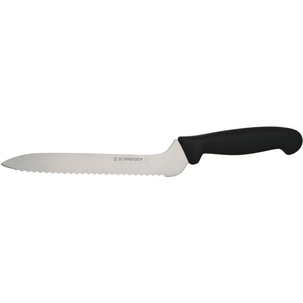Schneider Coltello per il pane; 18 cm (L); nero