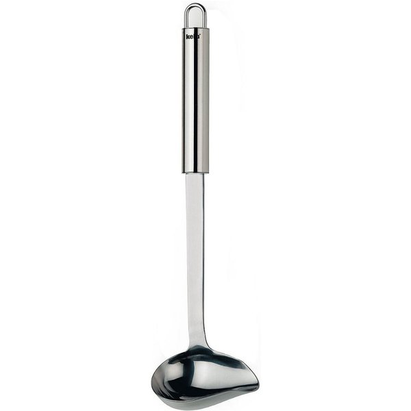 kela Cucchiaio da salsa Rondo in acciaio inox; 27.5 cm (L); argento