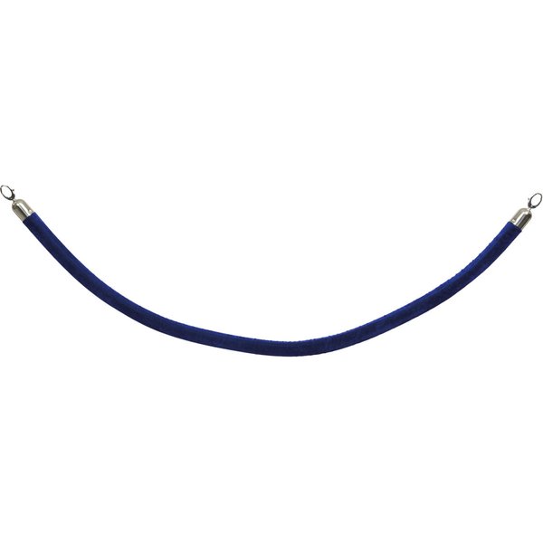Cordone in velluto per colonnina segnapercorso Classic Securit; 4x0.84x150x0.84 cm (LxLxHxP); blu