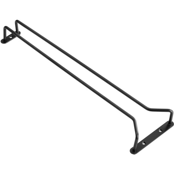 Stalgast Portabicchieri sospeso, a fila singola, nero, L. 400 mm; 40x12x4 cm (LxLxH); nero