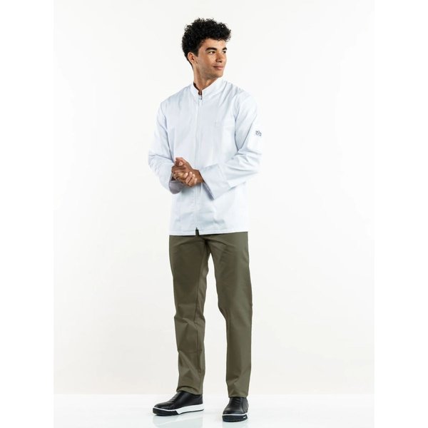 Pantalon de Cuisinier Oliva Chaud Devant; Taille 56; kaki