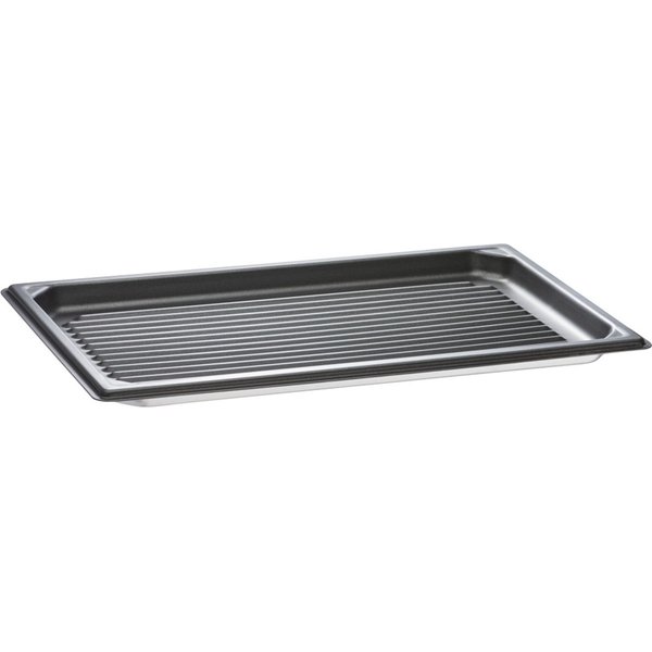 Stalgast Plaque de cuisson antiadhésive pour four; 53x3x32.5 cm (lxHxP); noir