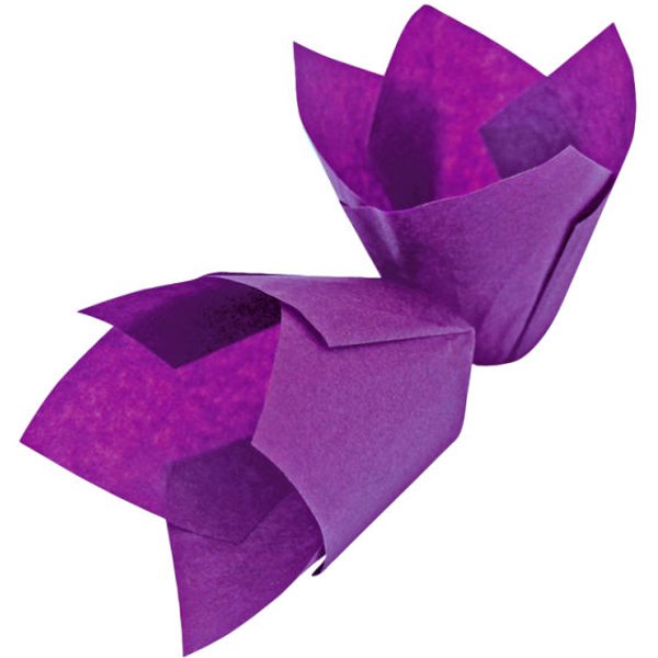 1000x Schneider Moule à muffins Tulipe rouge; 5x5x5x5.5 cm (LxlxØxH); lilas; 1000 pièce(s) / Lot